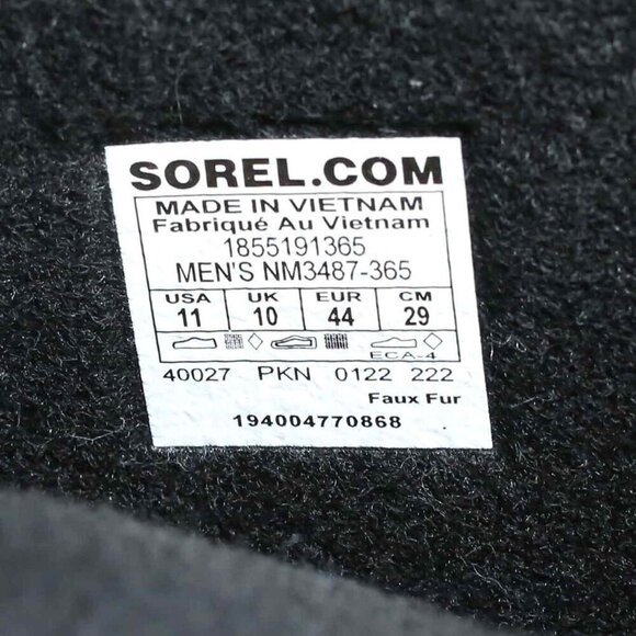 NWT! Sorel Men's 1964 PAC Nylon Waterproof Boot, Sage, Dark Moss Green, Size 11 - Picture 7 of 7